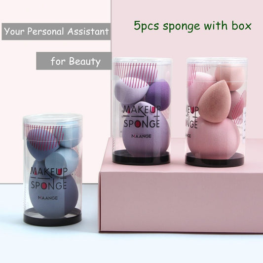 Set van 5 mini make-up sponsjes