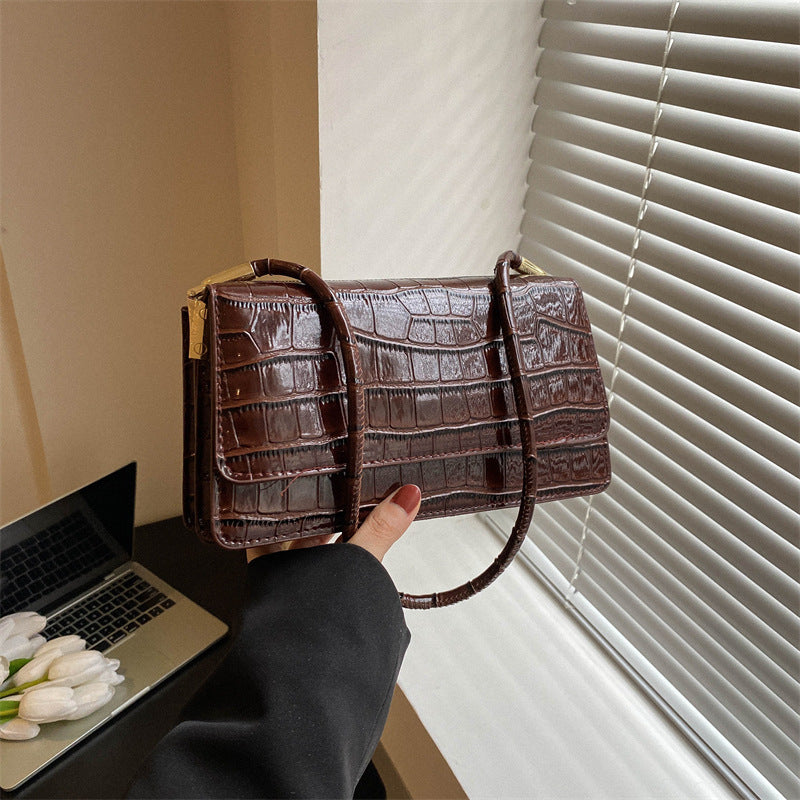 Trendy compacte draagbare schoudertas