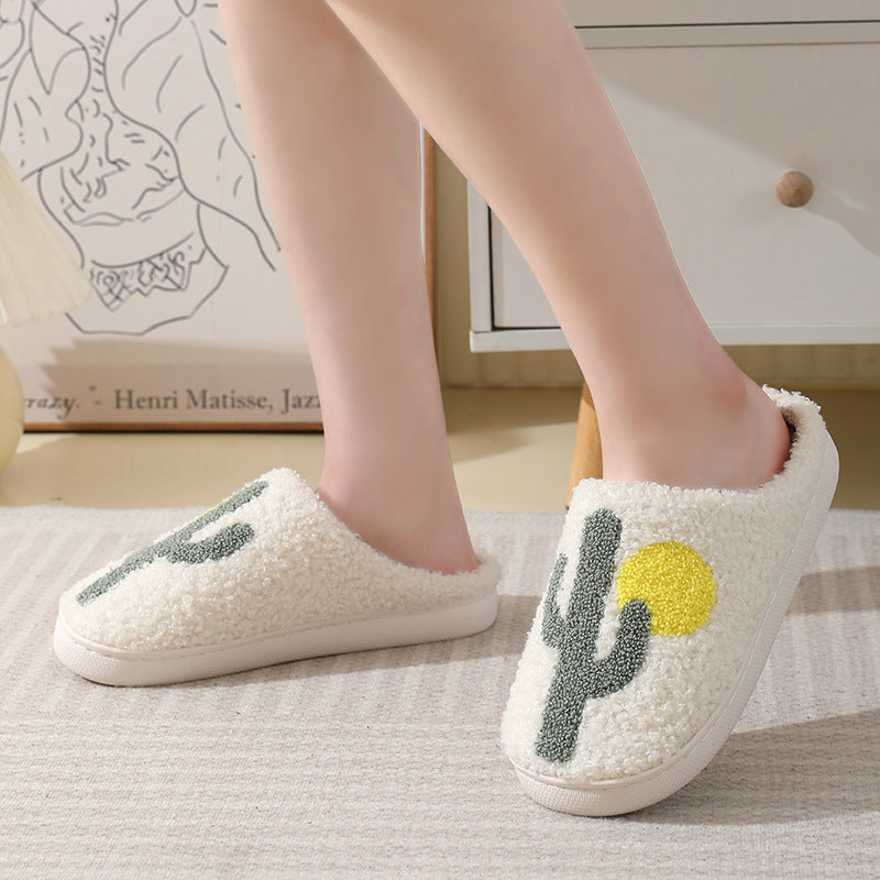 Warme Cactus Pantoffels