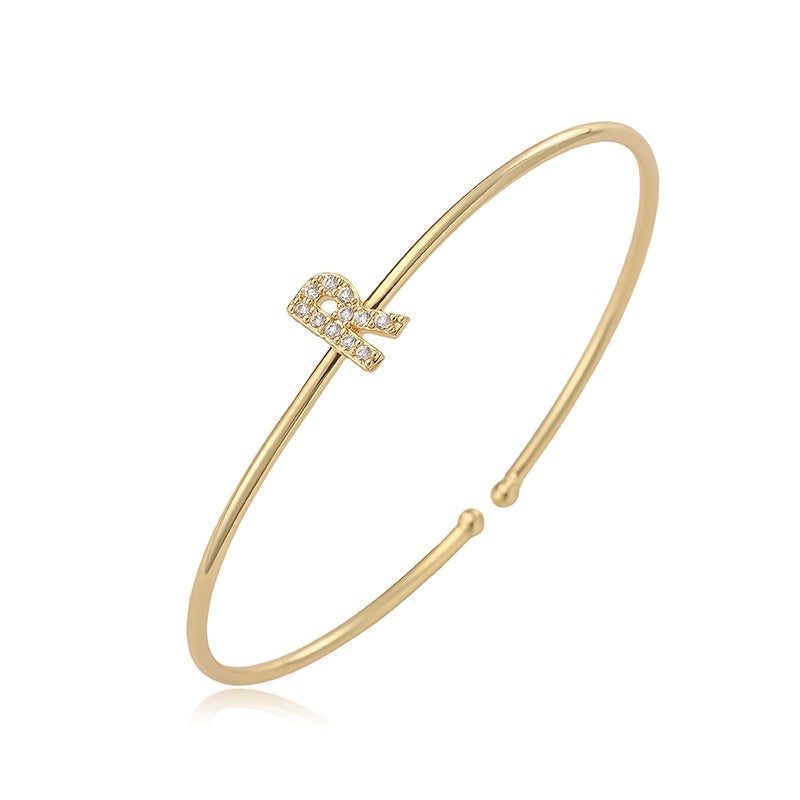 Letter Zirkonia Armband