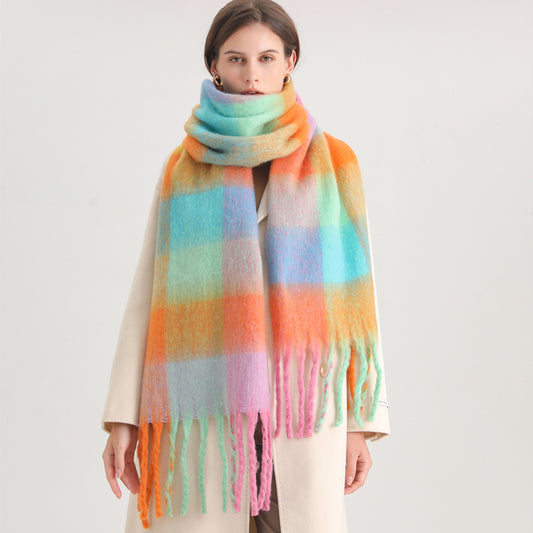 Dames winter sjaal van kasjmier