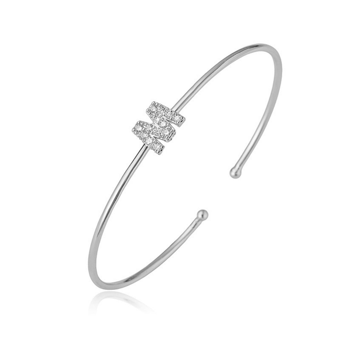 Letter Zirkonia Armband