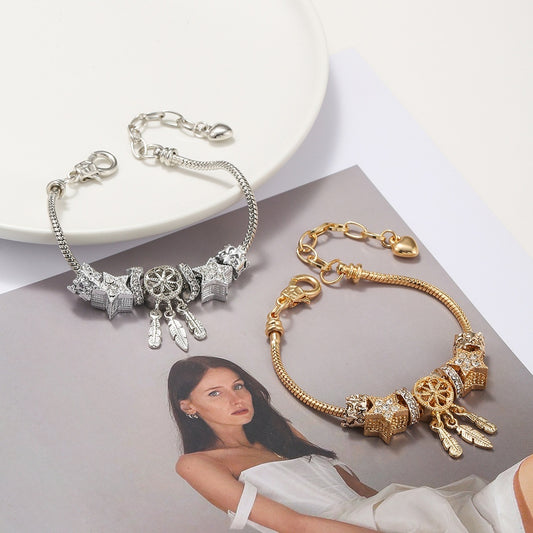 Creatieve armband met ster en dromenvanger