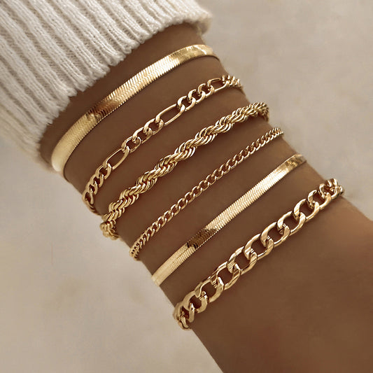 6-delige Mode Armbanden Set