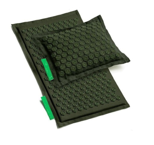 Lotus Spijkermat Kokospalm Acupressuurmat met Boekweit Massagekussen