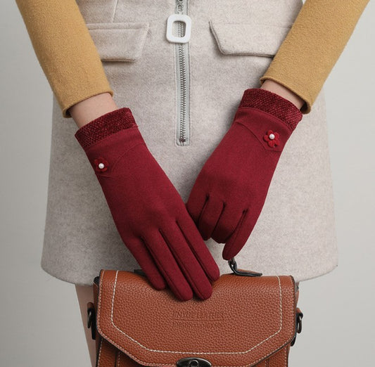 Warme dameshandschoenen met touchscreen
