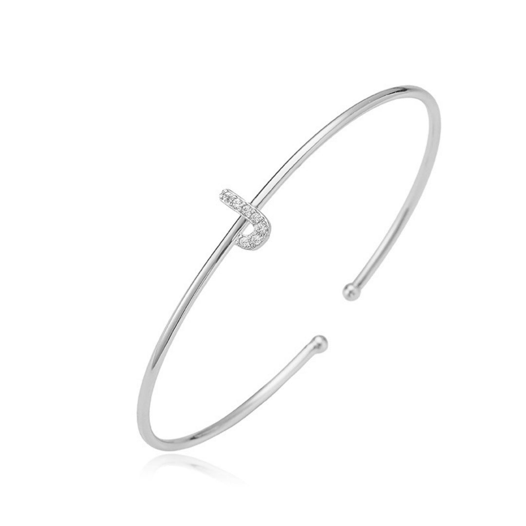 Letter Zirkonia Armband
