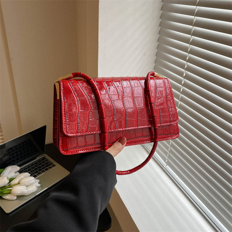 Trendy compacte draagbare schoudertas