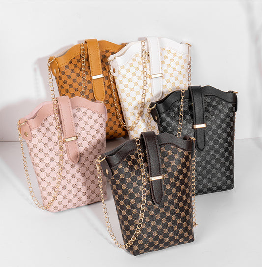 Modieuze Mini Bucket Crossbody