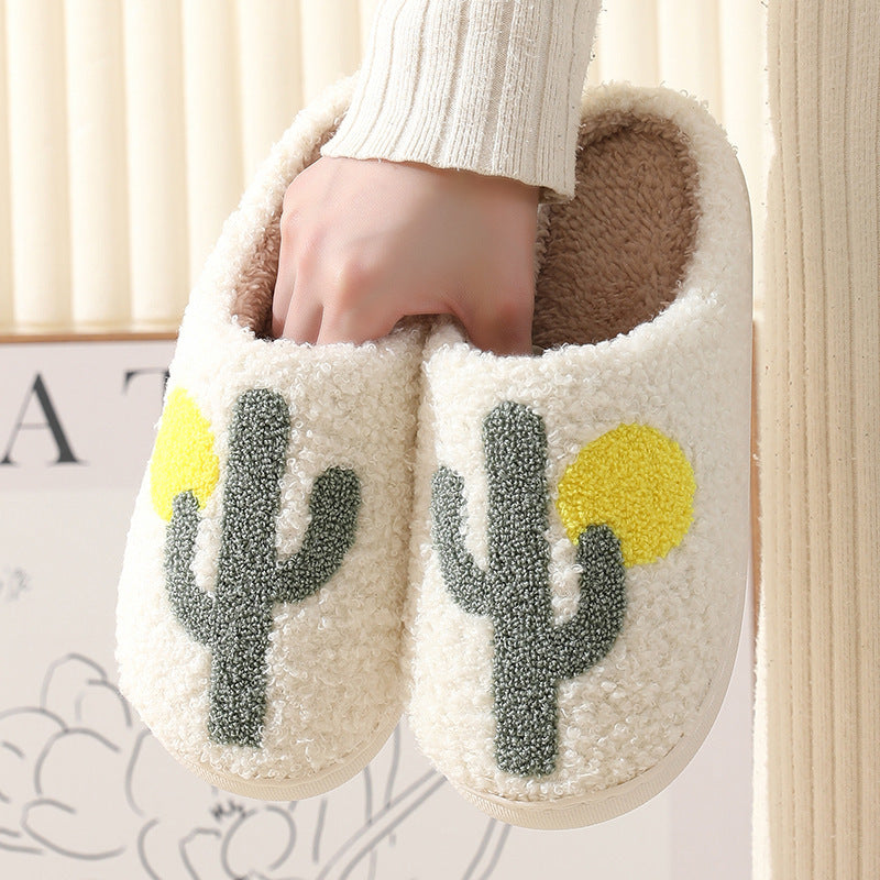 Warme Cactus Pantoffels